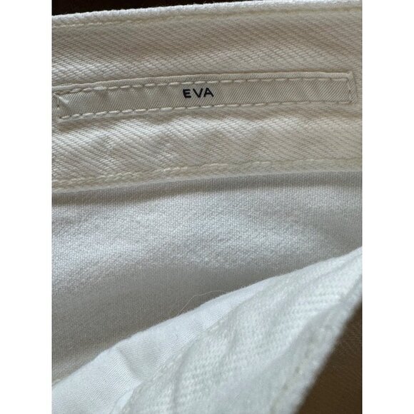 Citizens of Humanity Jeans Women 28 White Distressed Eva Relaxed Baggy Straight‎ - Picture 10 of 13